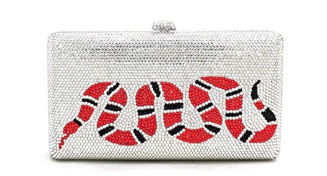 Rattlesnake Crystal Clutch 1